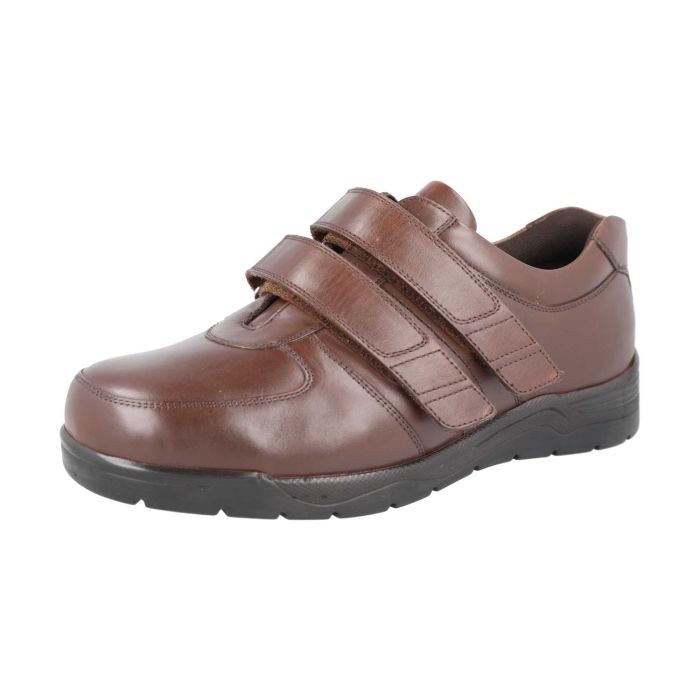Db Shoes DB Shoes Kevin 89229B Mens Brown Leather Shoe Brown 2V Mens
