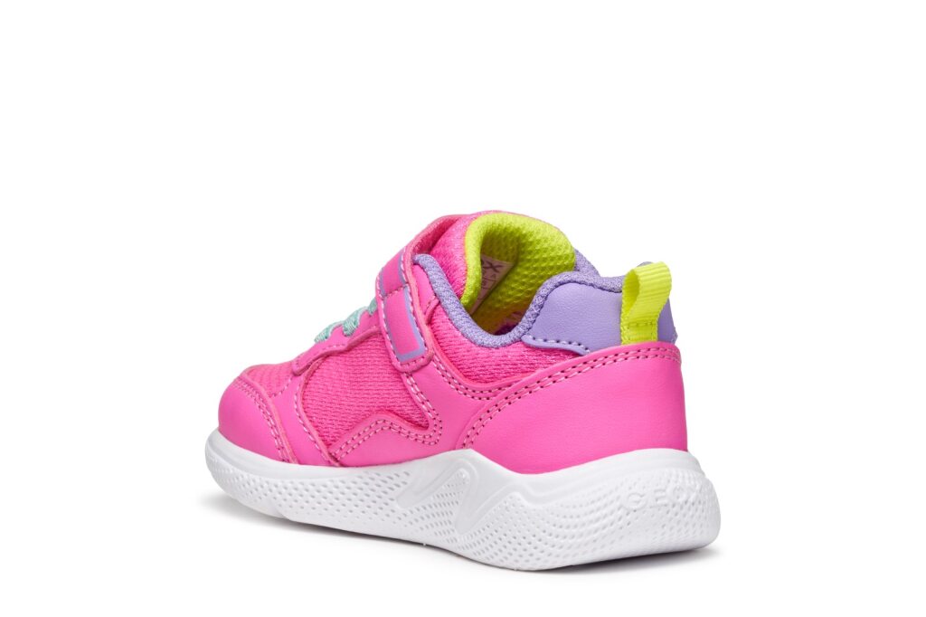 Geox Geox B SPRINTYE GIRL B B564TB 0BC14 C8L8E Girls Fuchsia Trainer FLUO FUCHSIA/DK LILA Boys