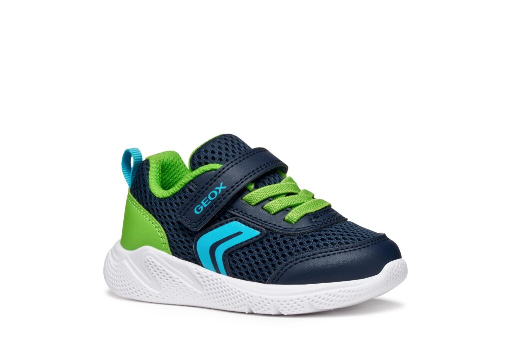 Geox Geox B SPRINTYE BOY B454UC 01454 C0749 Boys Navy / Lime Trainer NAVY/LIME Boys