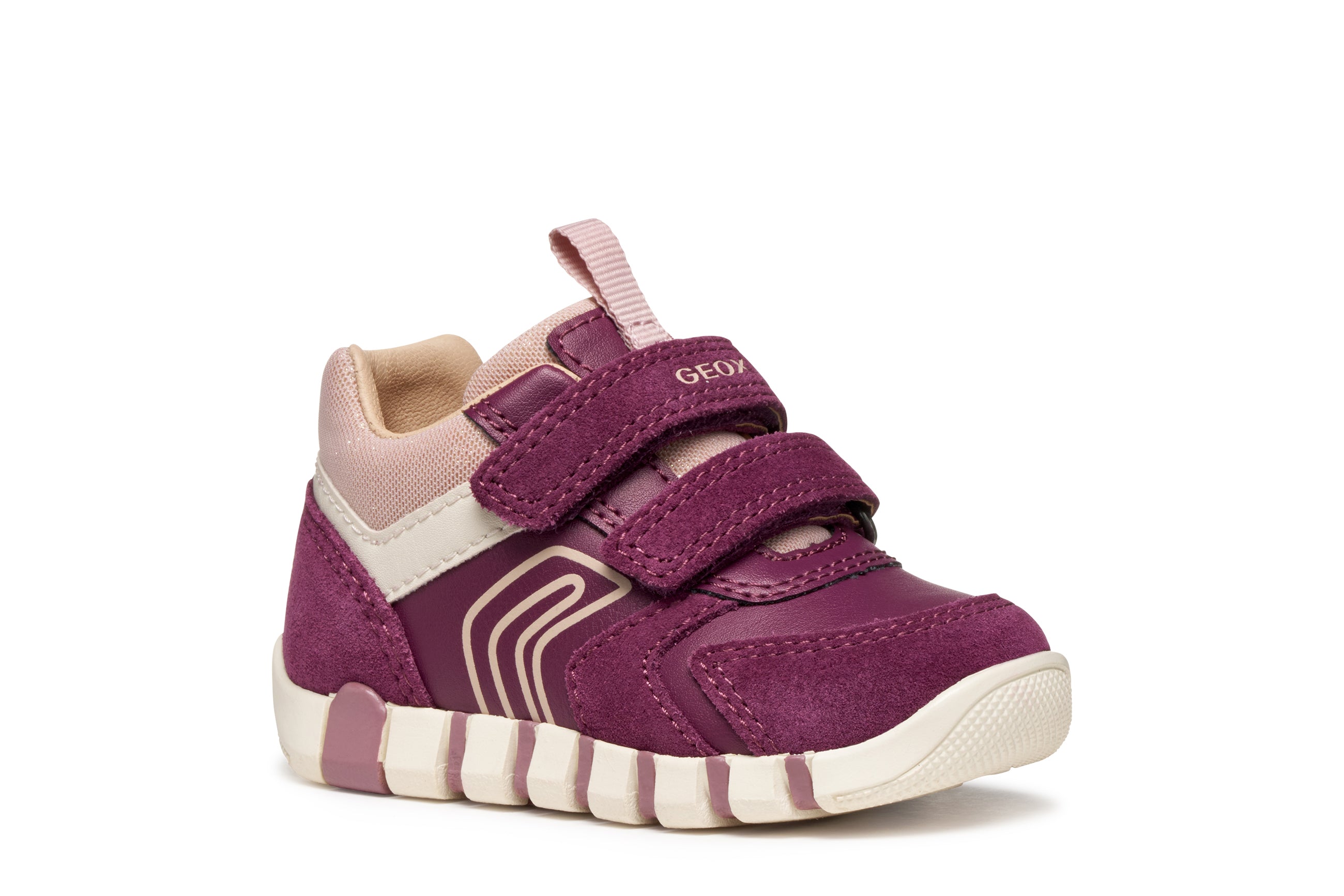 Geox Geox B Iupidoo Girl B3558C 05422 Dk Purple / Rose Trainer Dk Purple / Rose Girls
