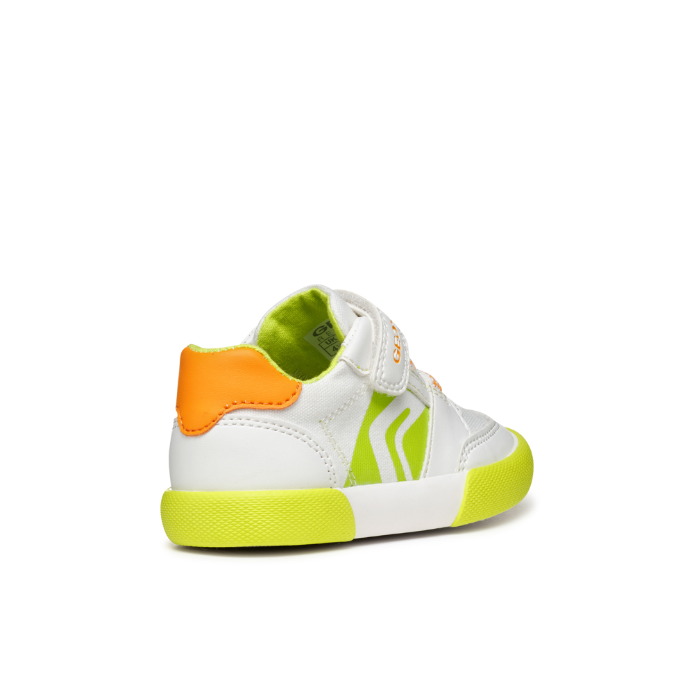Geox Geox B Gisli B.A B551na 05410 C0551 White/Fluo Green Boys