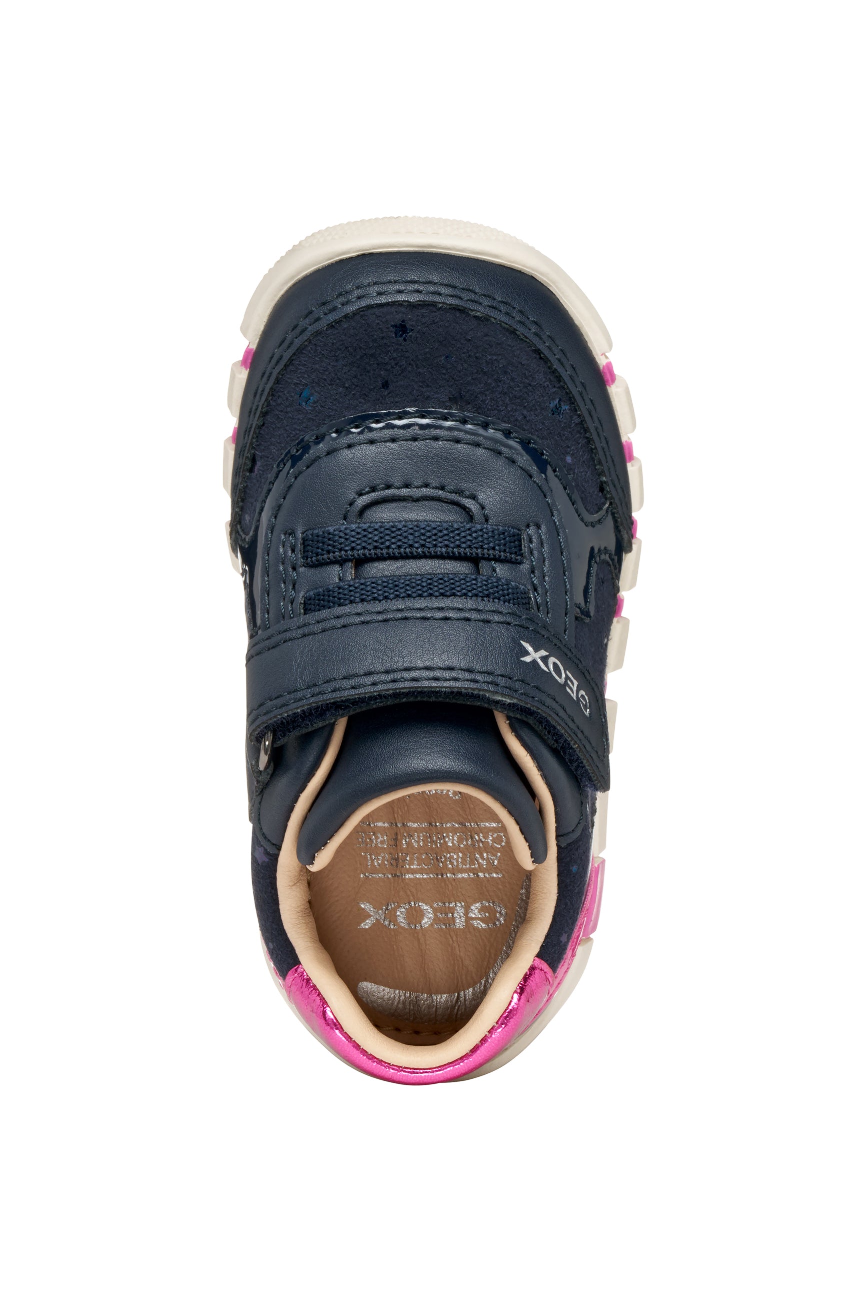 Geox Geox B IUPIDOO GIRL B5658B 0DHBC Navy / Fuchsia Girls Trainer NAVY/FUCHSIA Girls