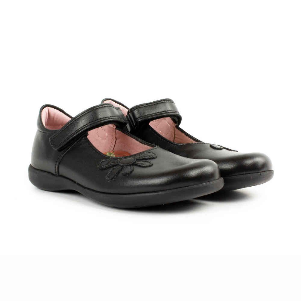 Petasil Petasil Bonnie 4975-321.00.01 Black School Shoes Black Girls