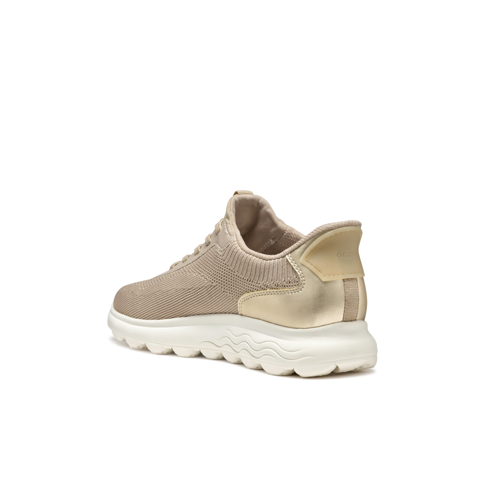 Geox Geox D Spherica Plus A D557ma 06Kbn Ch62l Taupe/Gold Ladies