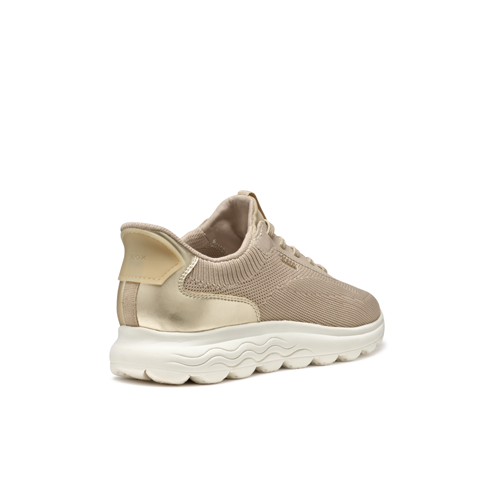 Geox Geox D Spherica Plus A D557ma 06Kbn Ch62l Taupe/Gold Ladies