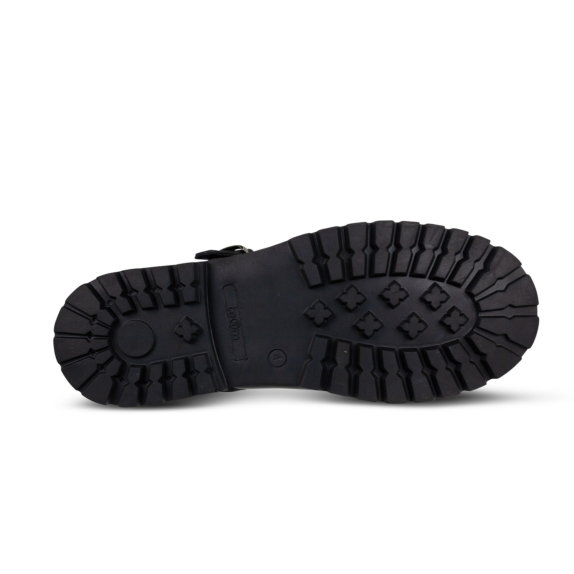 Term Term Emily Black Buckle School Shoe Black Girls