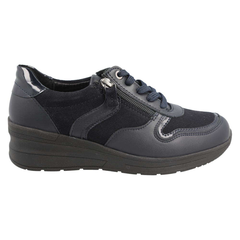 DB Shoes Fleet 77191N Navy Leather / Suede Ladies Shoe 6V