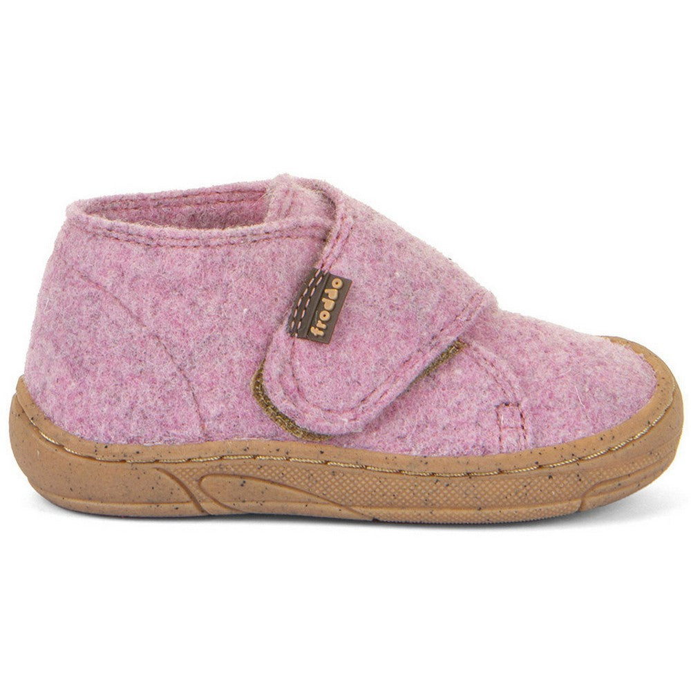 Froddo Wooly Barefoot Girls Slipper / House Shoe G1700343-8 Pink