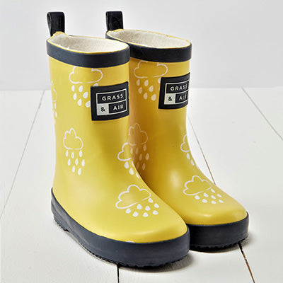 Grass & Air Grass & Air Mini Adventure Boots w/bag GA300 Navy Unisex