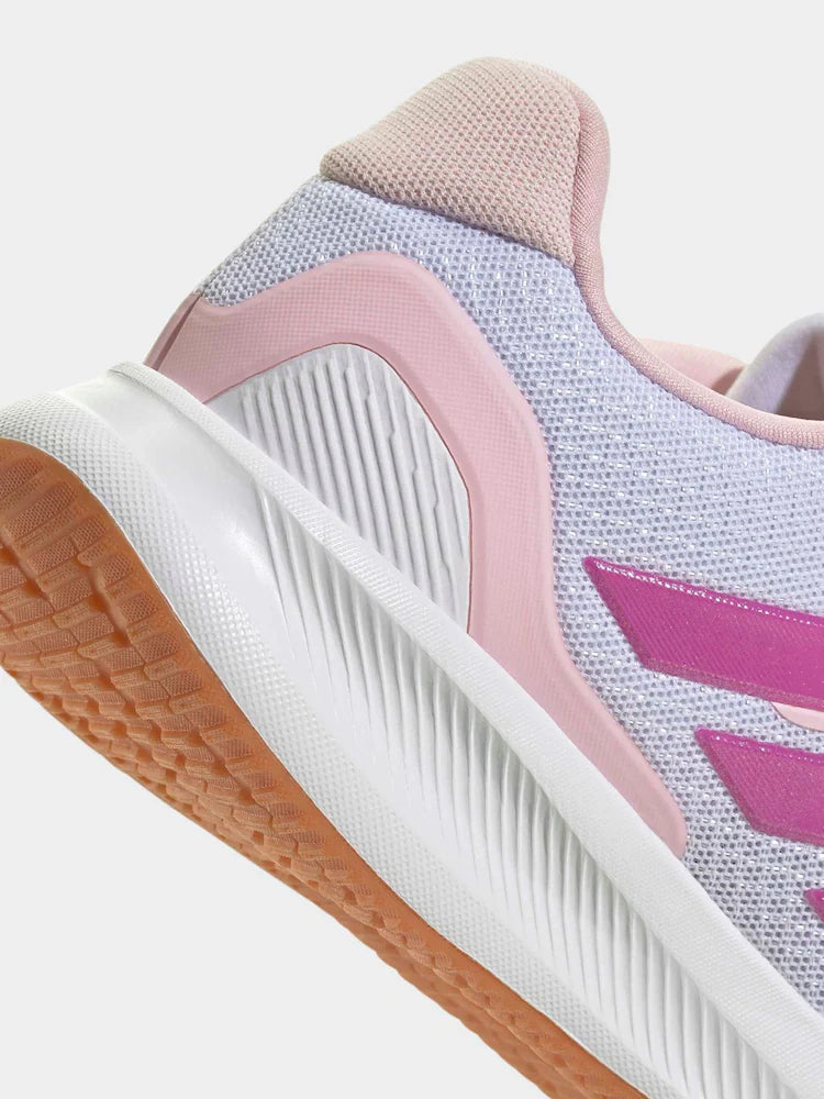 Adidas RUNFALCON 5 J - White Girls Trainer
