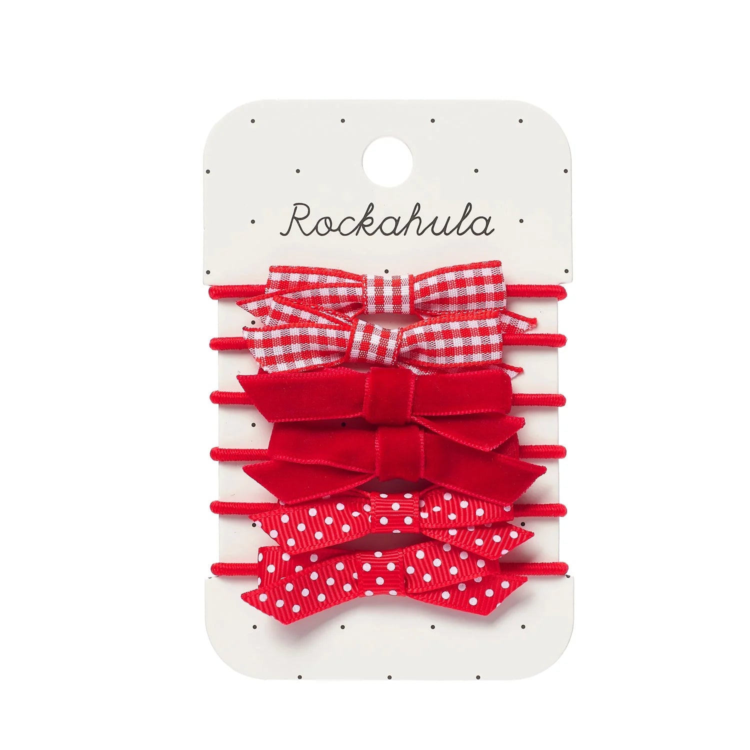 Rockahula Kids School Bow Pony Set Red HBTS220R
