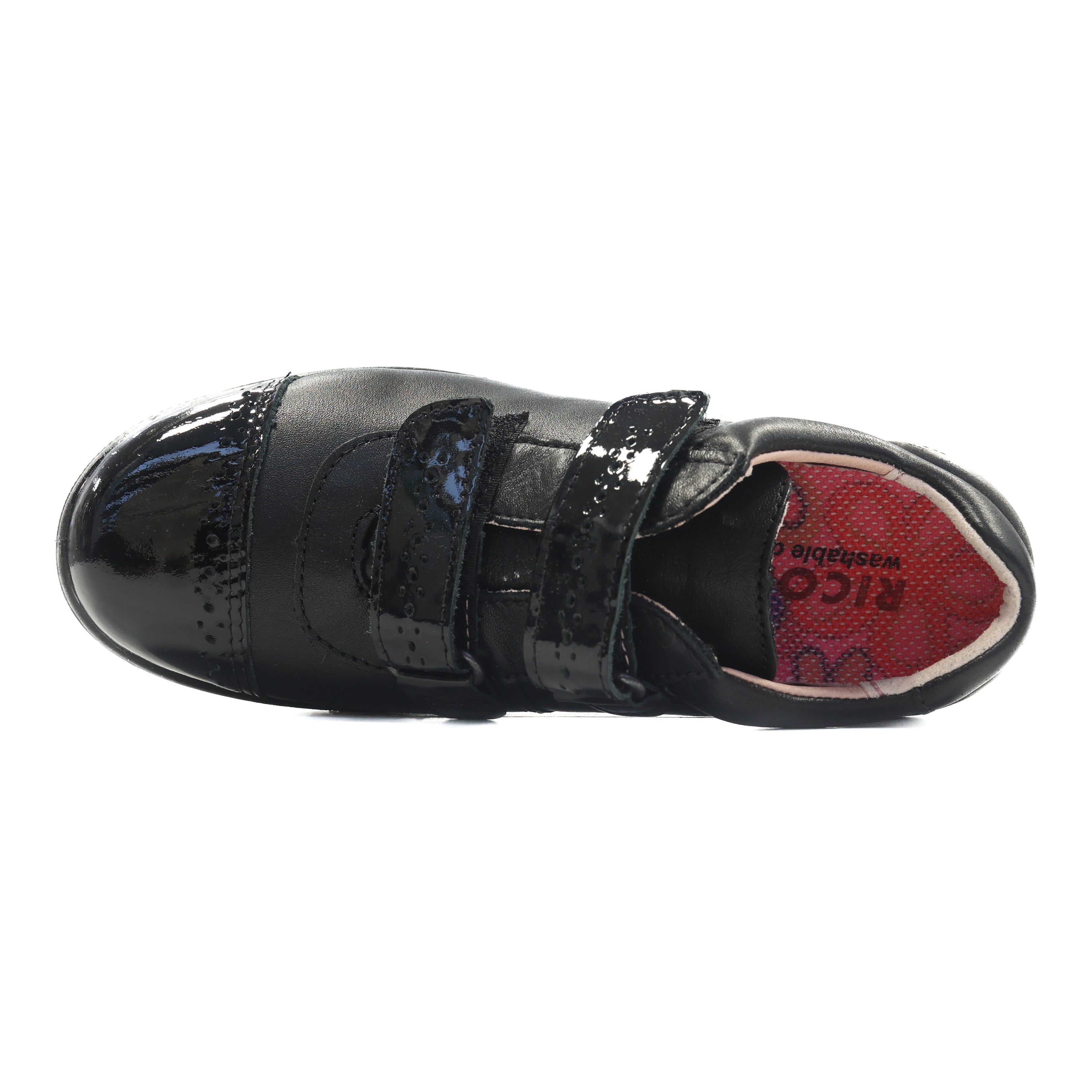 Ricosta Ricosta Grace Patent 50 8600502/093 Black School Shoes Black Patent Girls