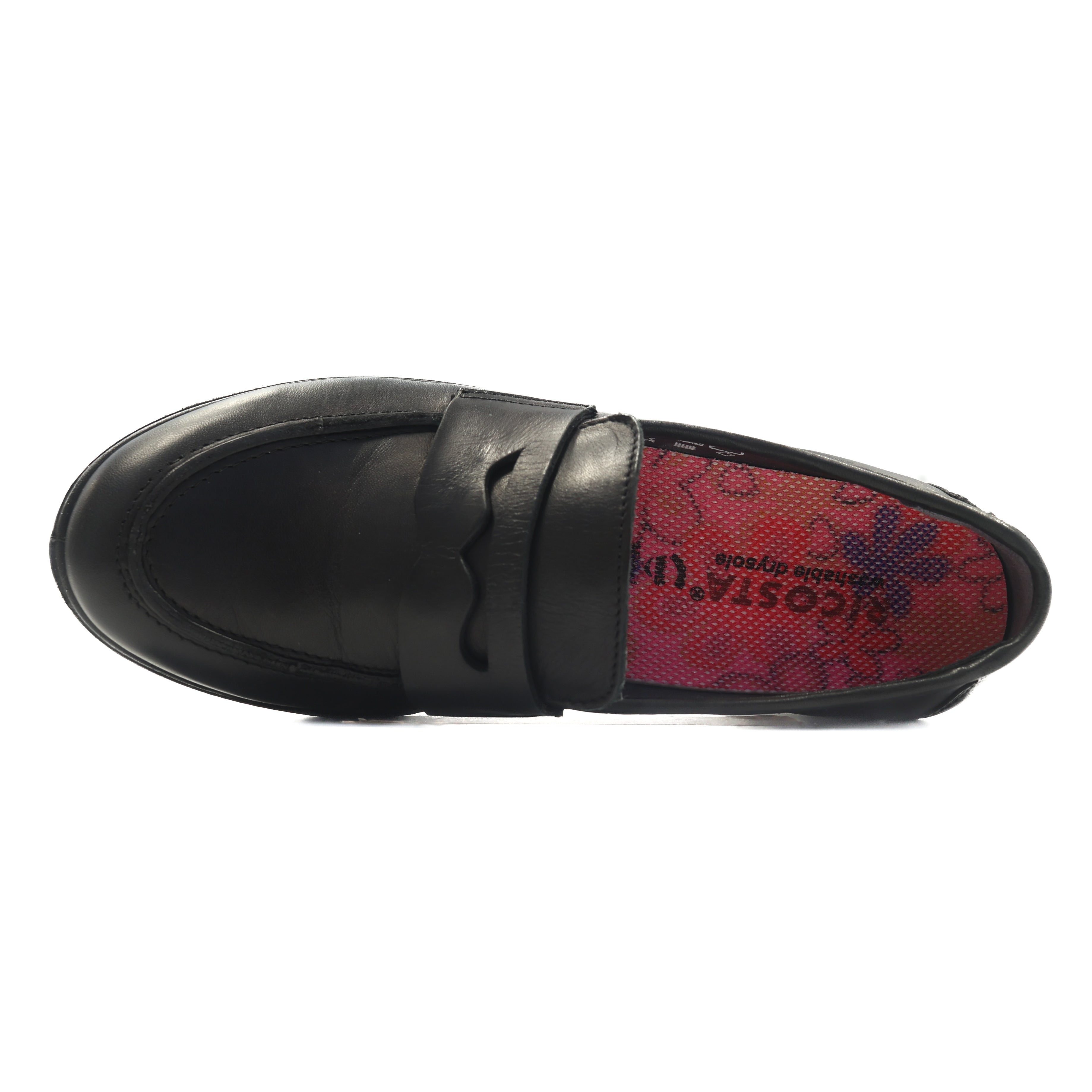 Ricosta Ricosta Janet 7226300/090 Black School Shoes Black Girls