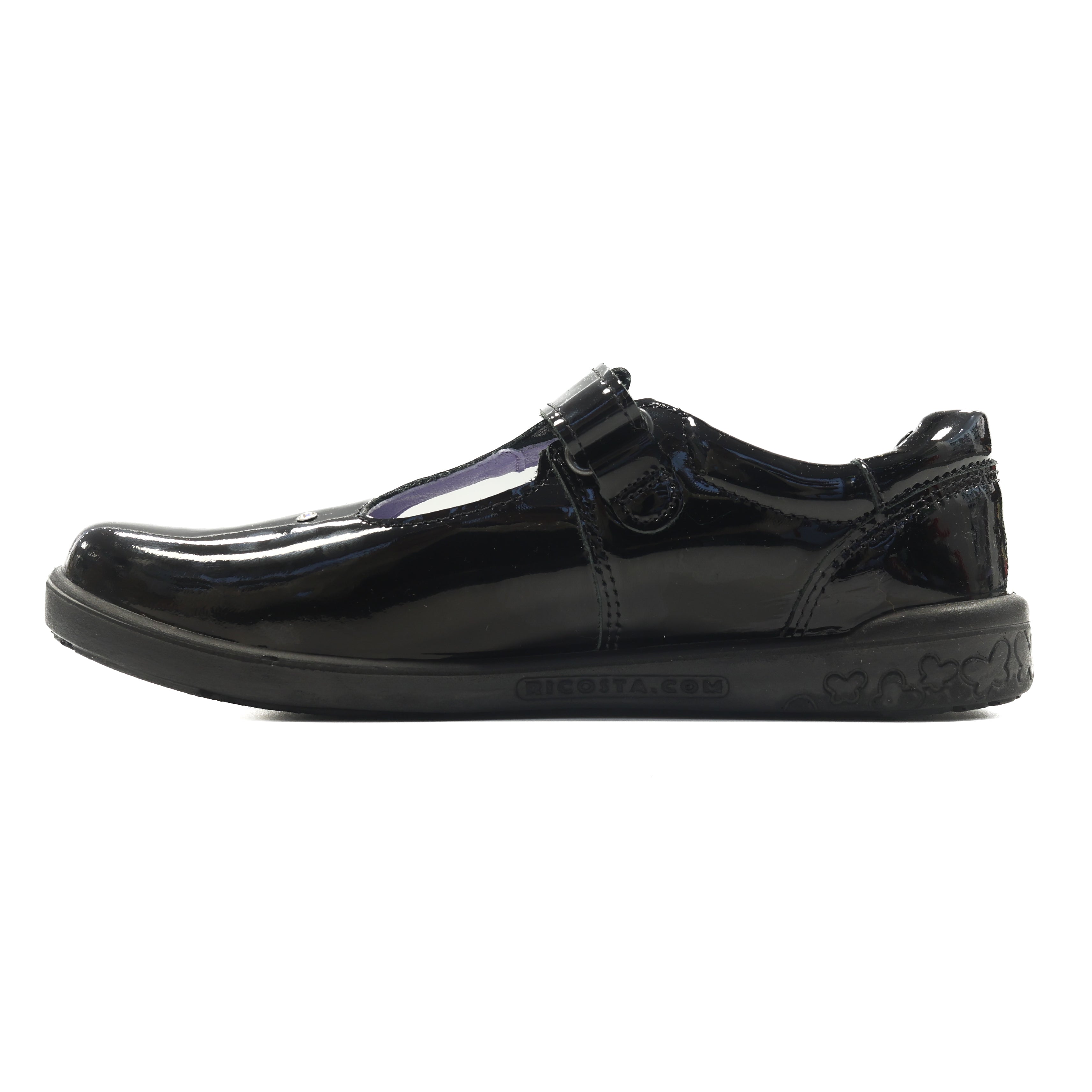 Ricosta Ricosta Leona 50 8600602/093 Black Patent School Shoes Black Girls