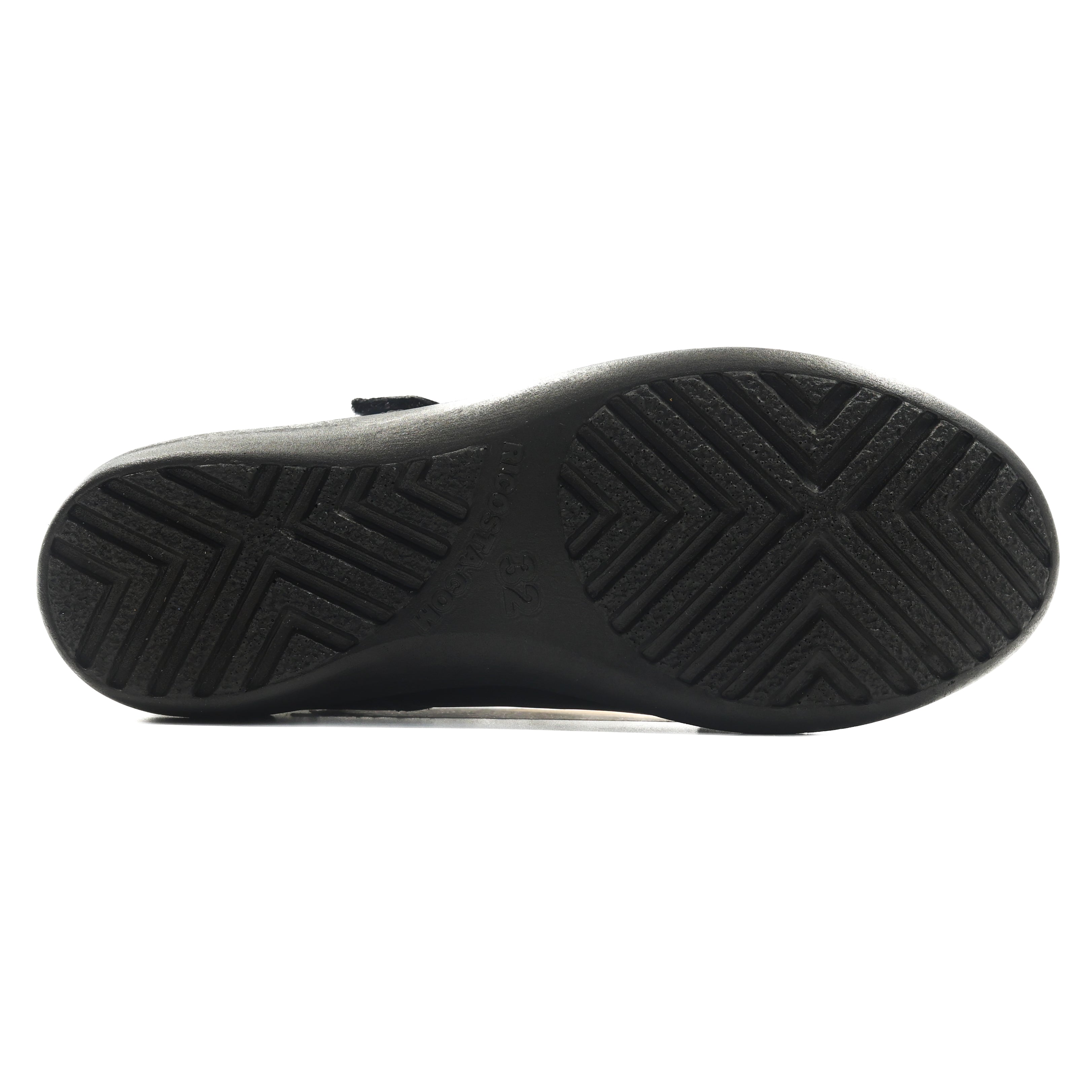Ricosta Ricosta Beryl 50 8500402/093 Black Patent School Shoes Medium Black Girls