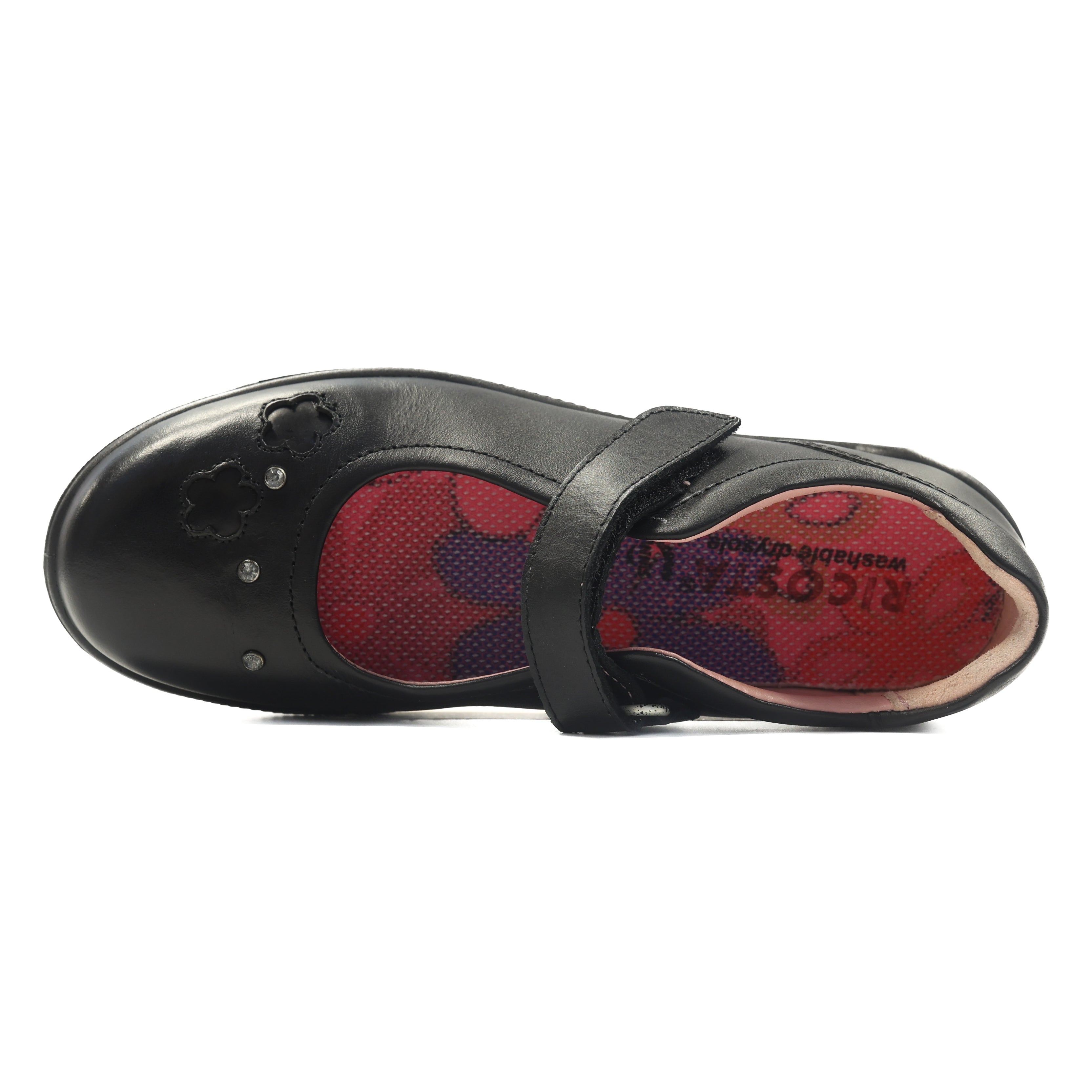 Ricosta Ricosta Leya 50 8600702/090 Black School Shoes Black Girls