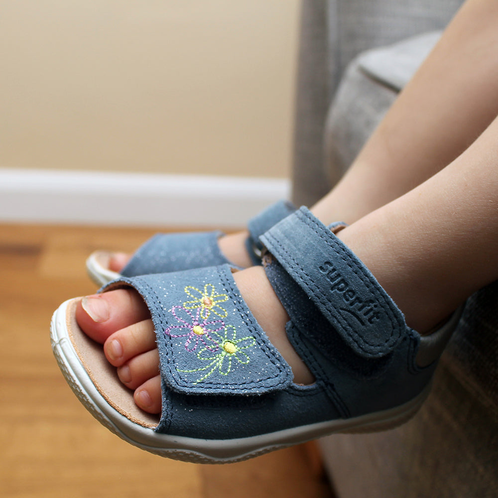 Superfit Superfit Polly 1-600092-8000 Blue Sandals Blue/Silver Girls