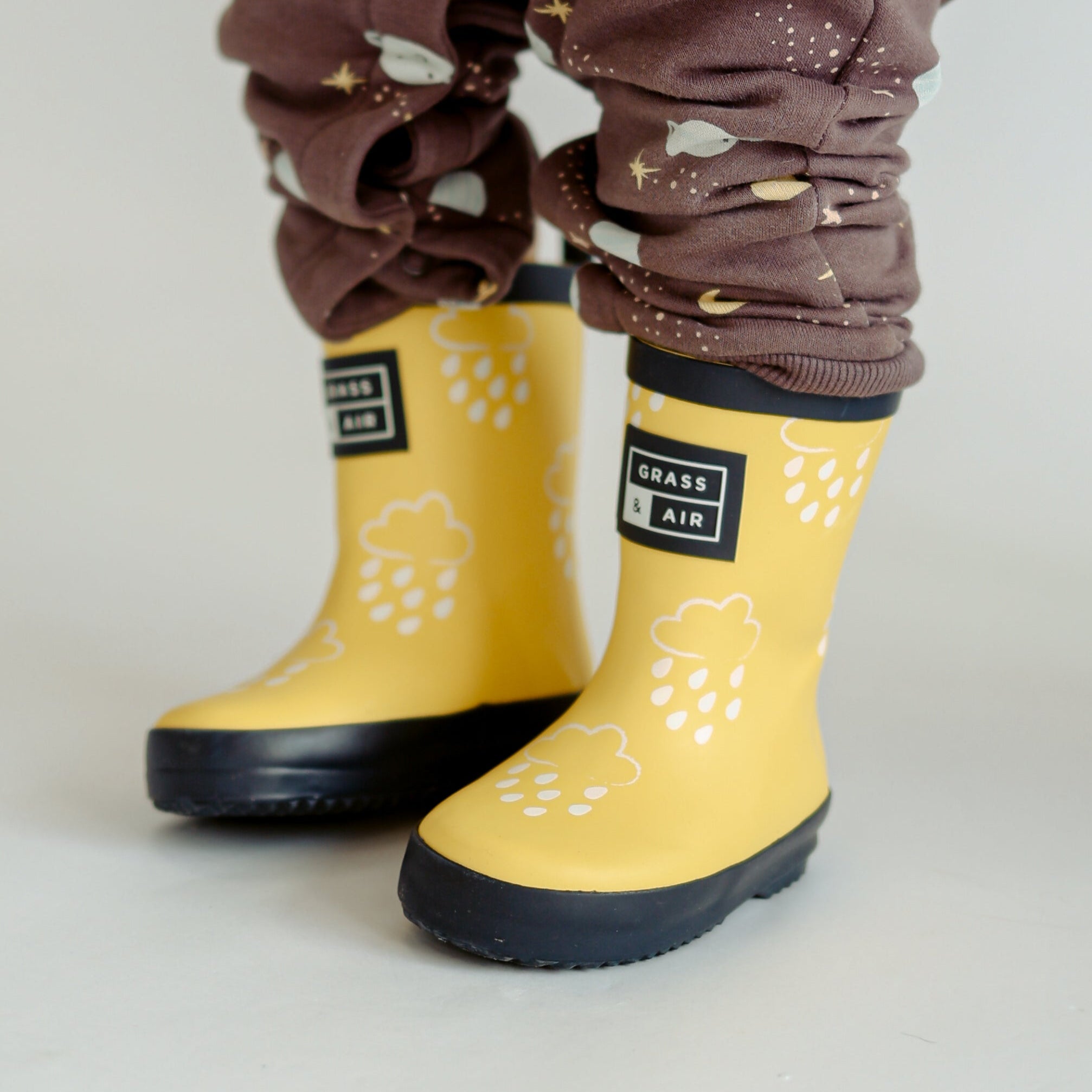 Grass & Air Grass & Air Mini Adventure Boots w/bag GA300 Navy Unisex