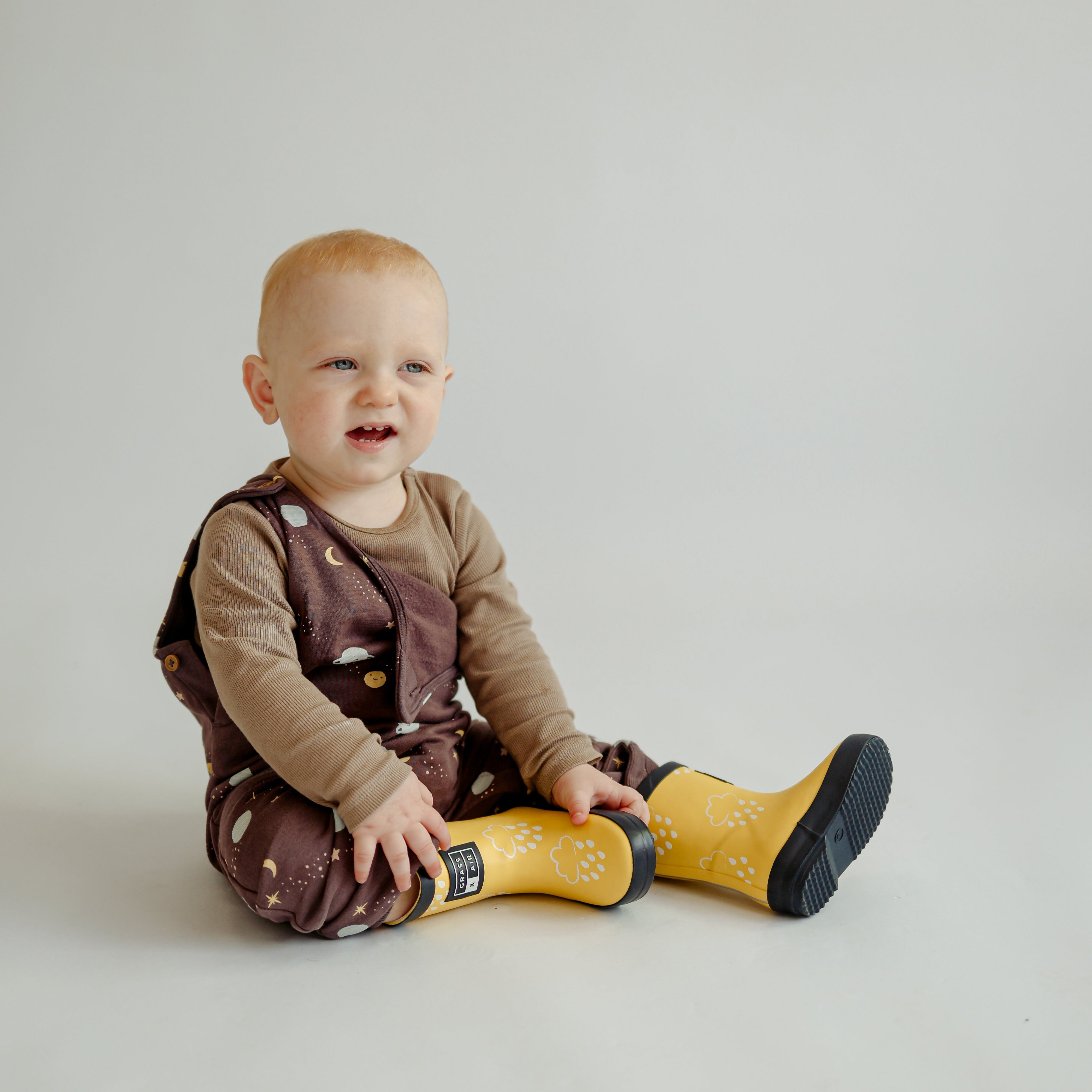 Grass & Air Grass & Air Mini Adventure Boots w/bag GA300 Navy Unisex