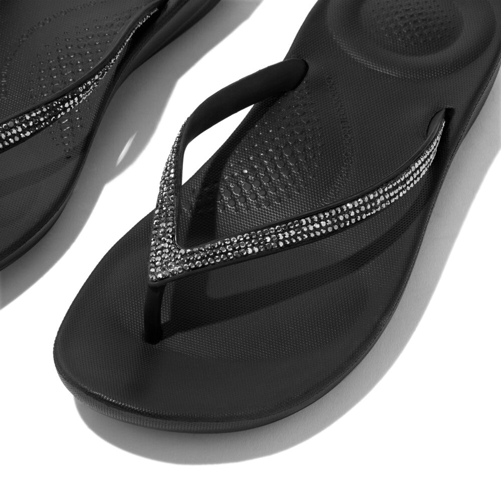Fitflop Fitflop iQushion Black Sparkle R08-001 Black Ladies