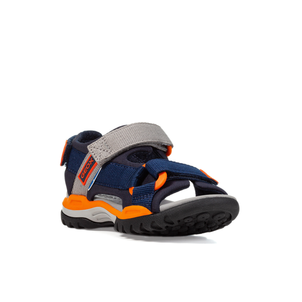 Geox Geox J Borealis B A J150RA C4324 Sandals Navy/Orange Boys