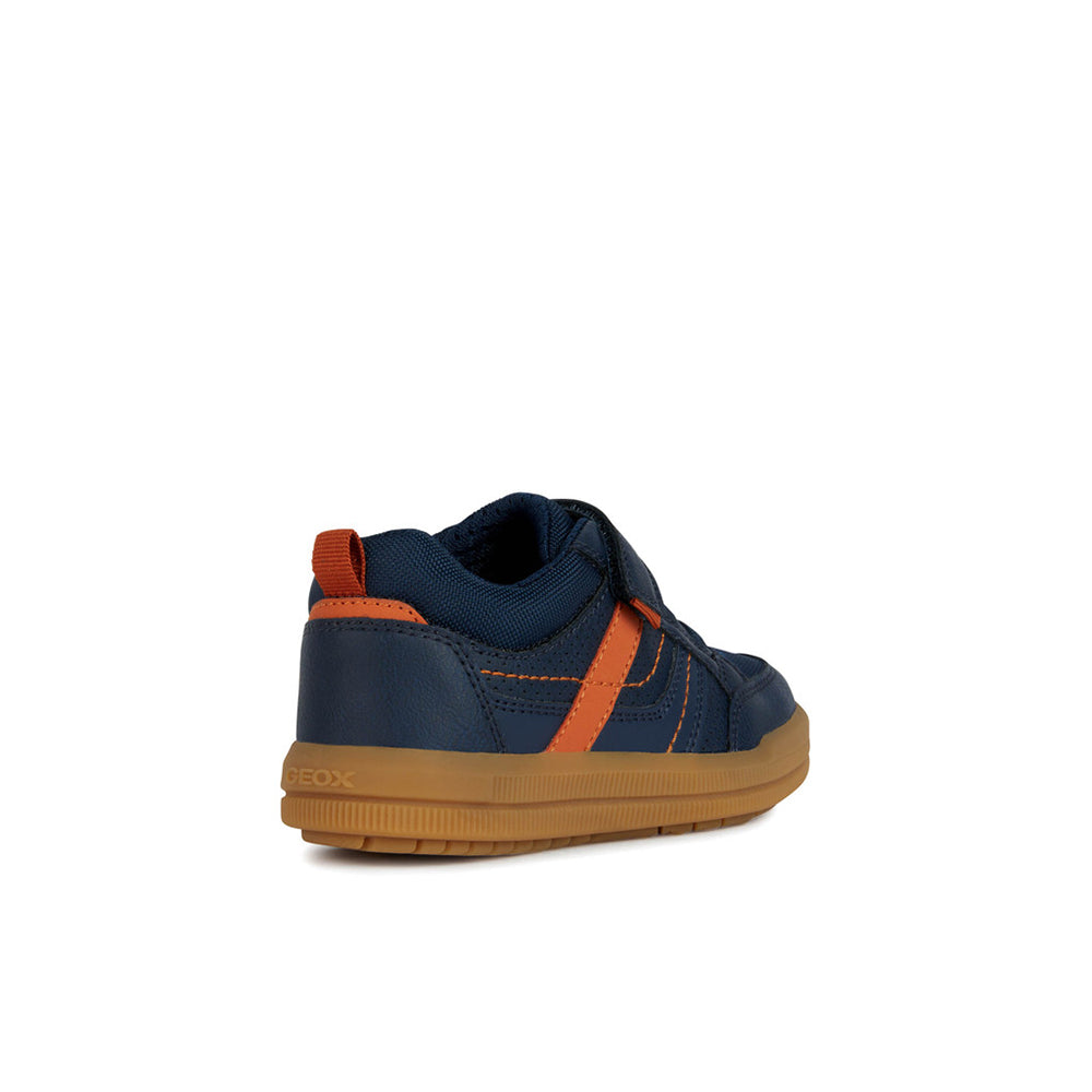 Geox Geox J Arzach J164AA 0MEFU C0659 Trainers Navy/Orange Boys