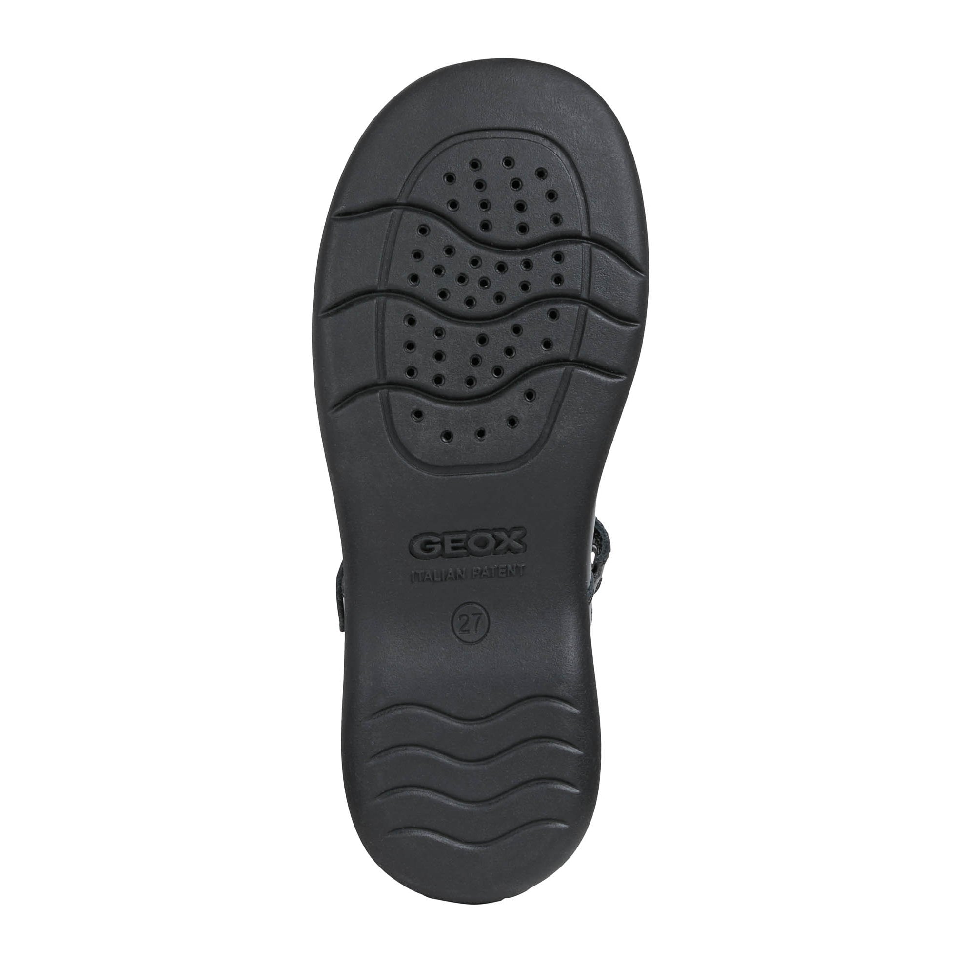 Geox Geox J NAIMARA G.B J16FHB 00066 C9999 Black Patent School Shoe Black Girls