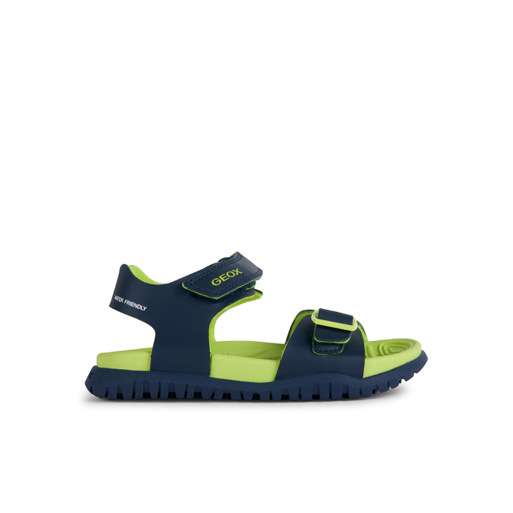 Geox Geox J Sandal Fusbetto J35HMA 000BC C0749 Sandals Navy/Lime Boys