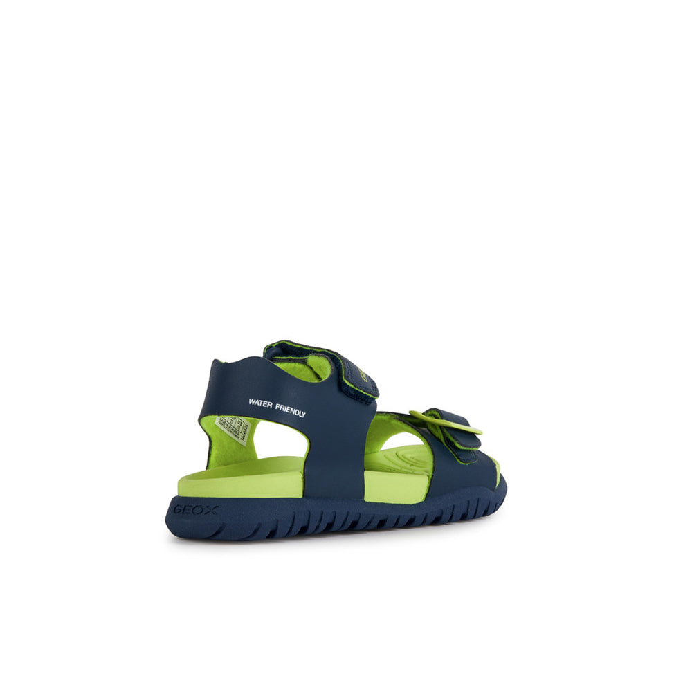 Geox Geox J Sandal Fusbetto J35HMA 000BC C0749 Sandals Navy/Lime Boys