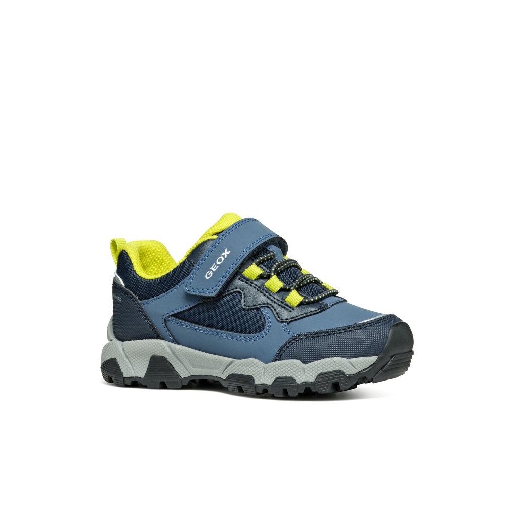Geox Geox J Magnetar B ABX J463ZB 050FU C4B3S Avio/Lime Green Boys