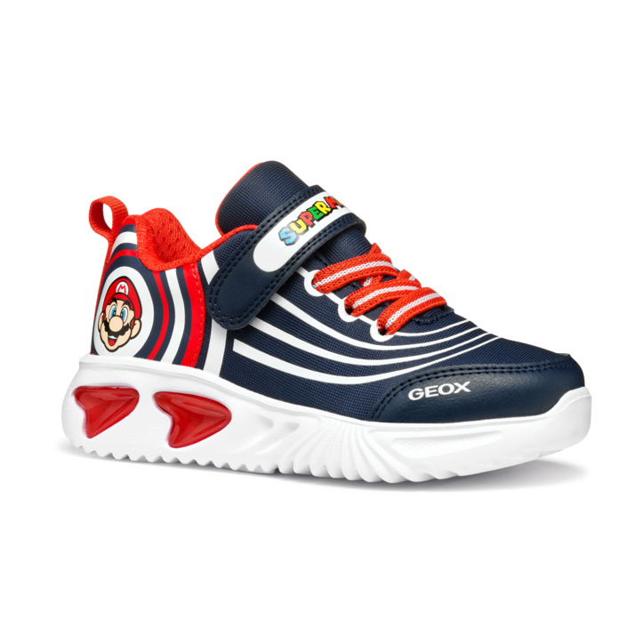 Geox Geox J Assister B.B J55dzb 02A54 C0735 Navy/Red Boys
