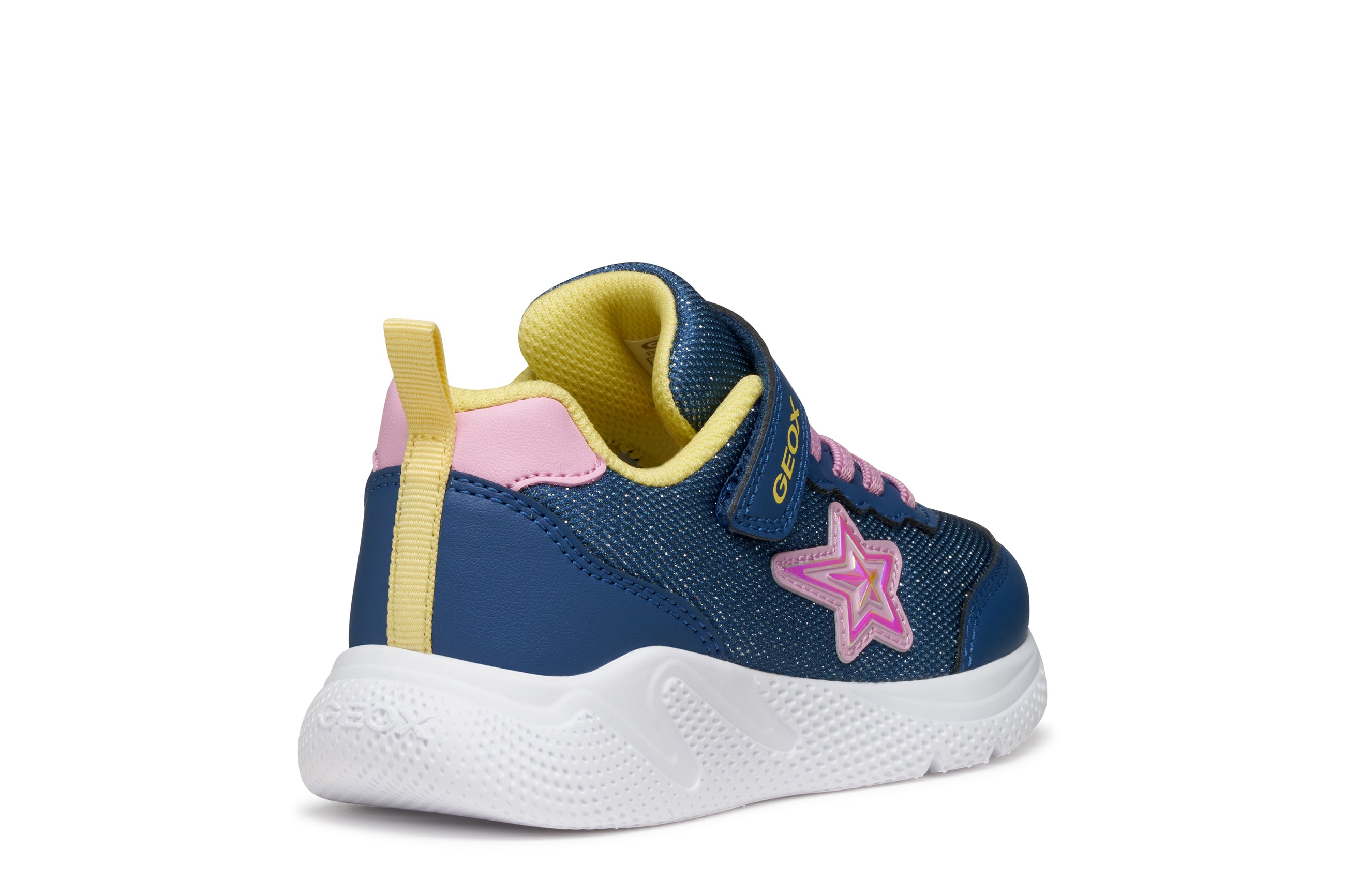 Geox Geox J SPRINTYE J55WA OAS54 C4BE8 Blue/Pink Girls Trainer Blue/Pink Girls