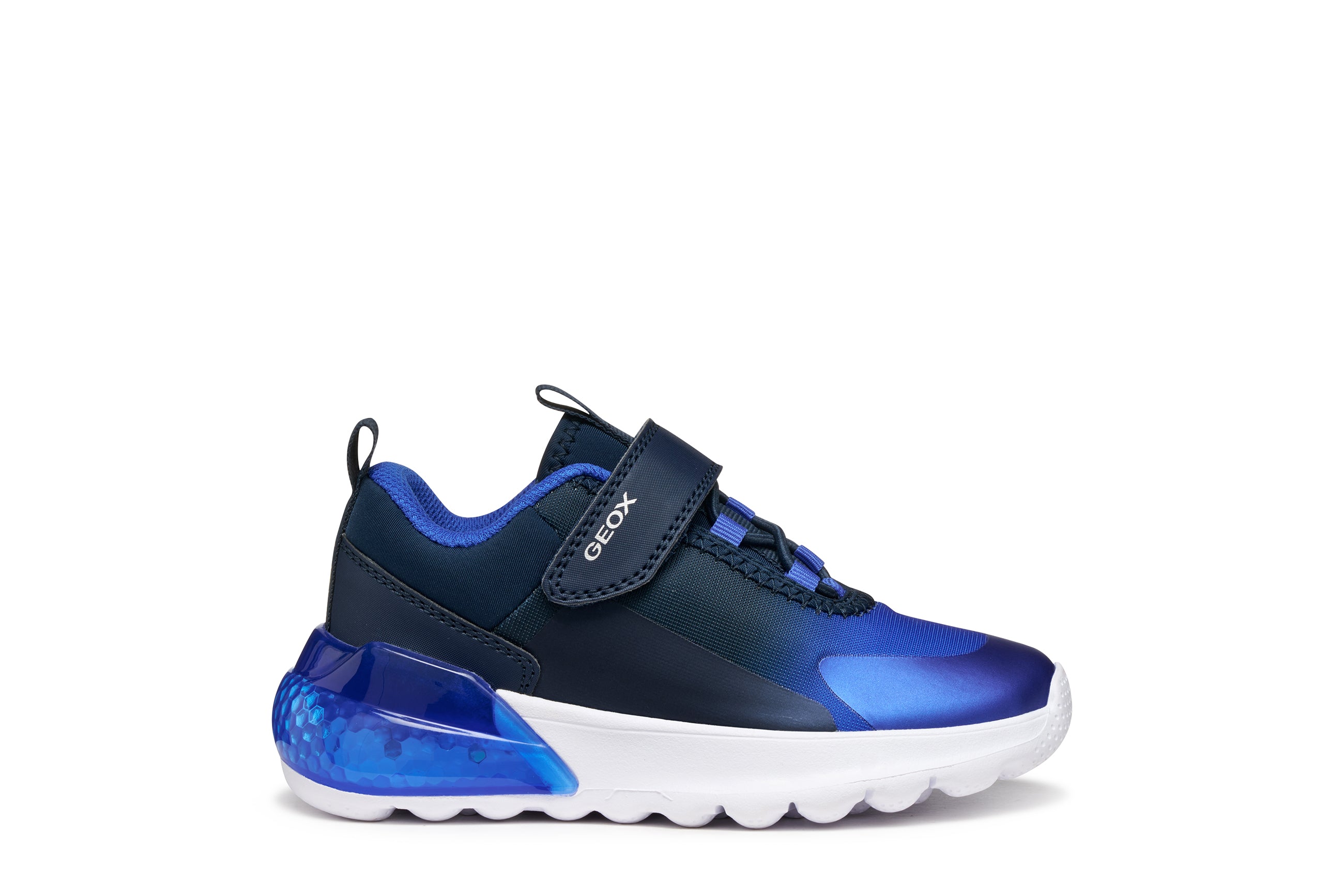 Geox Geox J Activart Illuminus J56LYA 02A9J Navy Royal Boys Lights Trainer Navy / Royal Boys