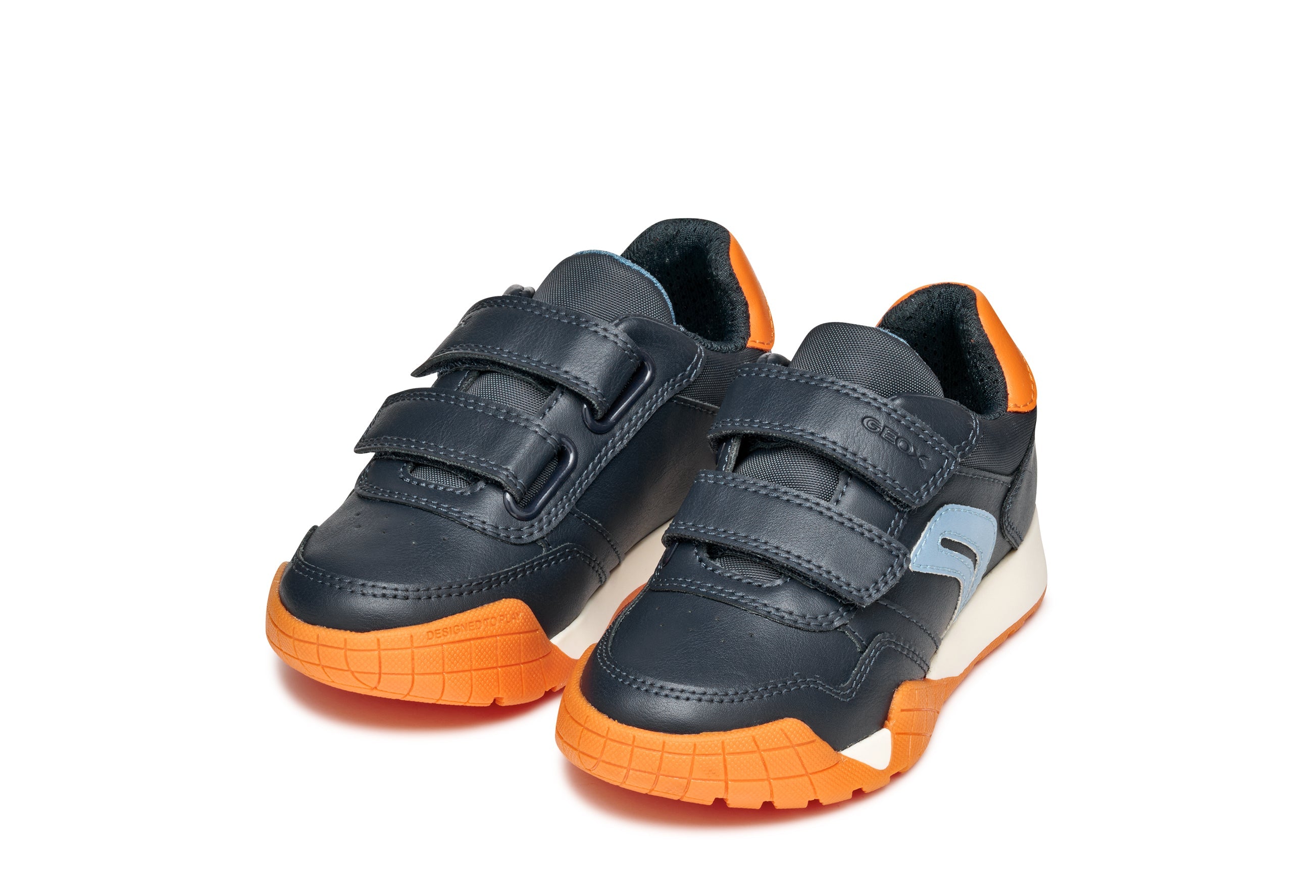 Geox Geox J Rann-e Boy J56NEA 054FU C0659 Navy/Orange Trainer Navy / Orange Boys