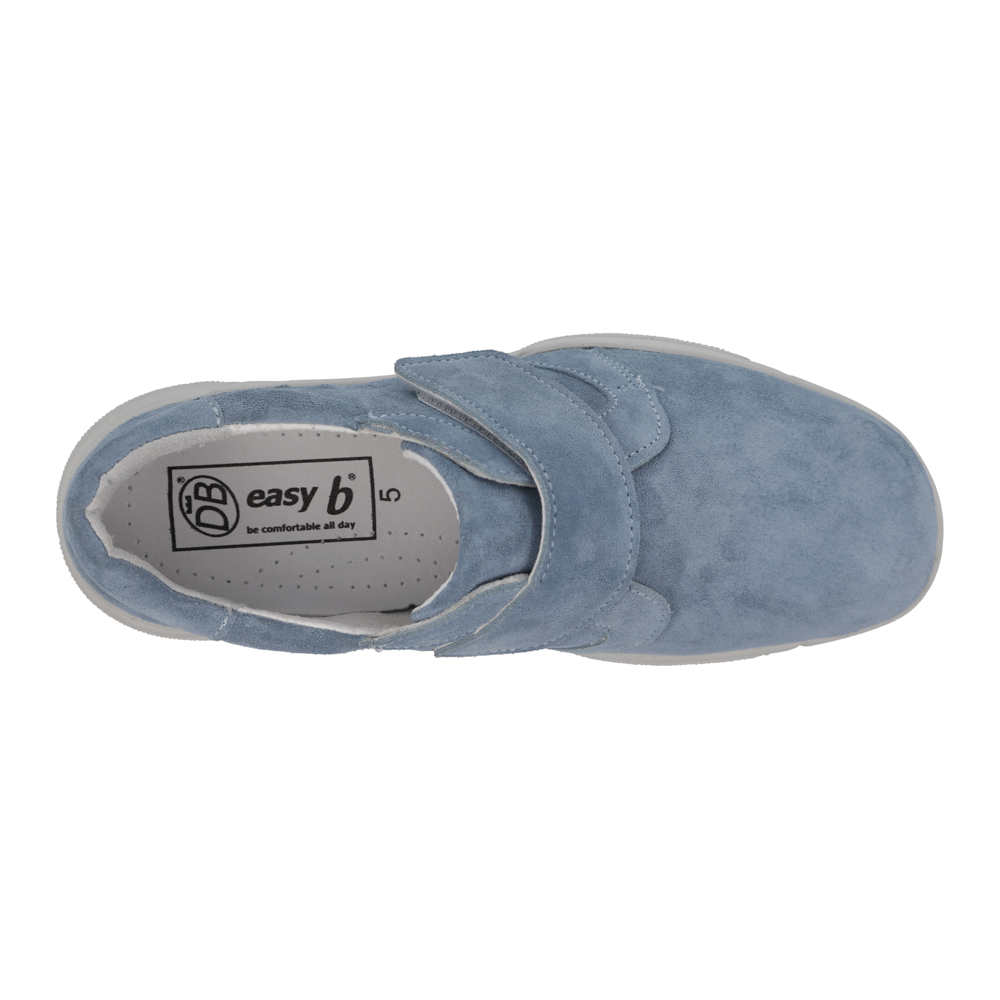 Db Shoes DB Shoes Kiwi 2V 75153N Blue Shoes Blue Suede Ladies