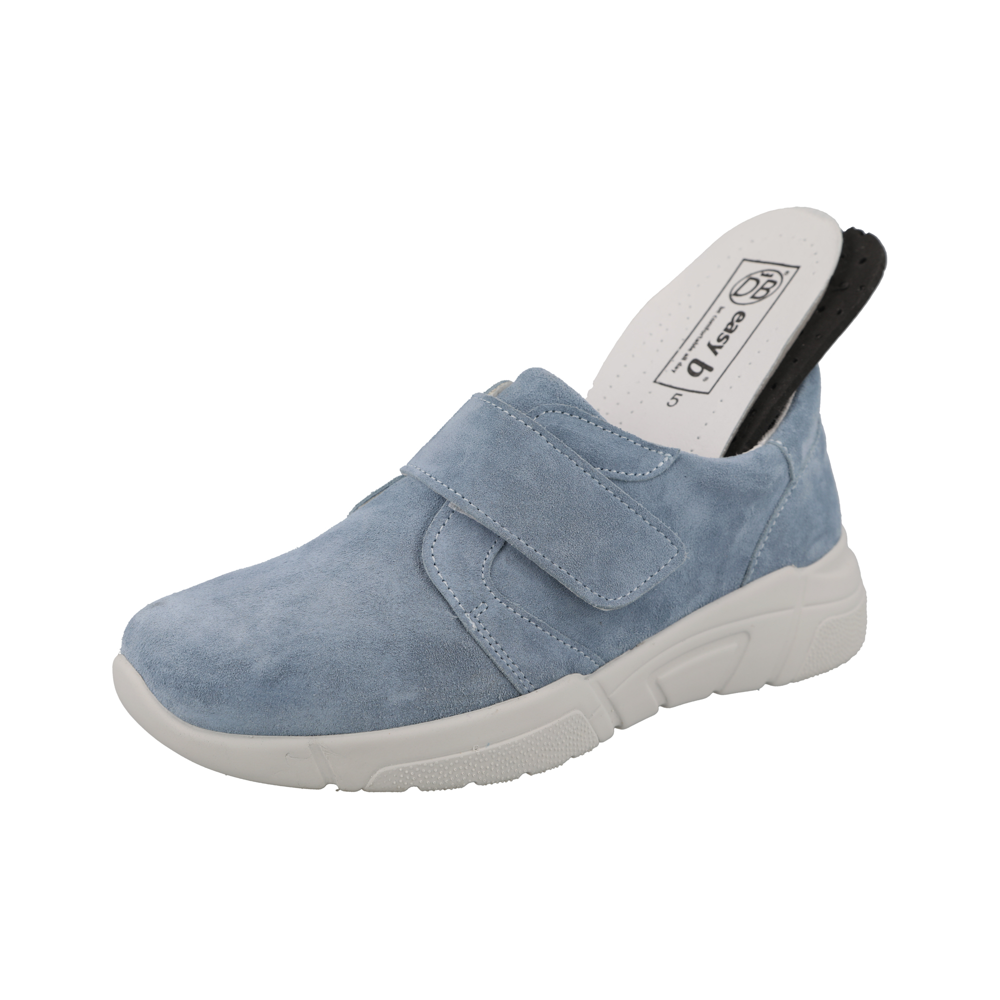 Db Shoes DB Shoes Kiwi 2V 75153N Blue Shoes Blue Suede Ladies