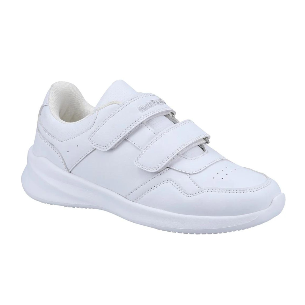 Hush Puppies Hush Puppies Marling Velcro 35301-65988 White Boys- Girls