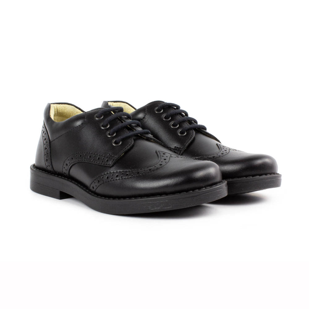 Petasil Petasil Moses 5768-321.00.01 Black School Shoes Black Boys- Girls