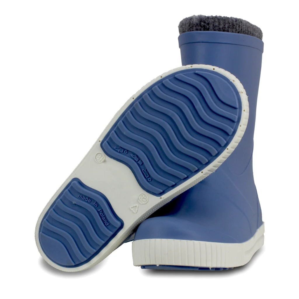 Wave Pale Blue Sock Lined Welly M40001601