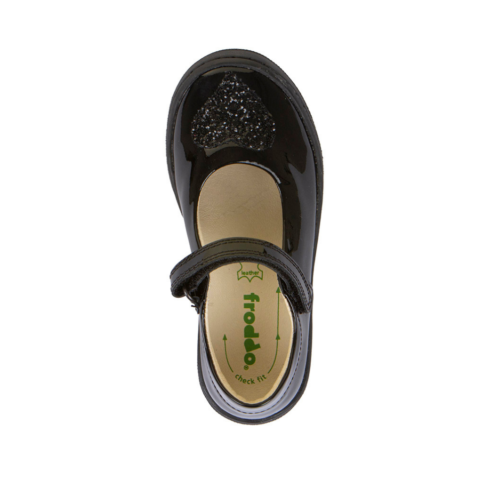 Froddo Froddo Mia H G3140190 Black Patent School Shoes Black Patent Girls