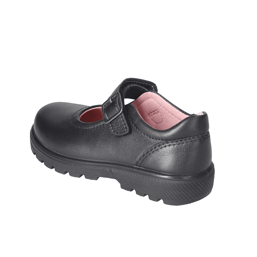 Ricosta Ricosta Alice 50 7701002/090 Black Leather Medium School Shoes Black Girls