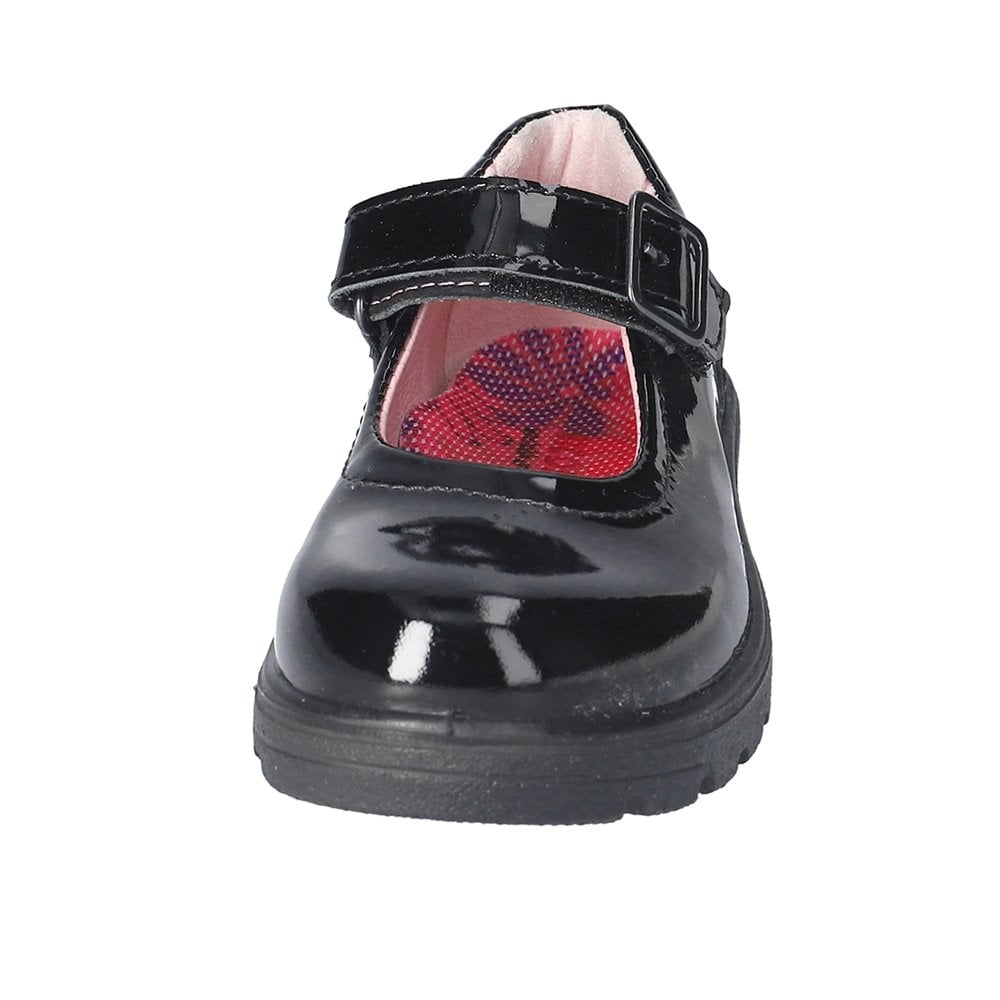 Ricosta Ricosta Alice 50 7701002/093 Black Patent Medium School Shoes Black Girls