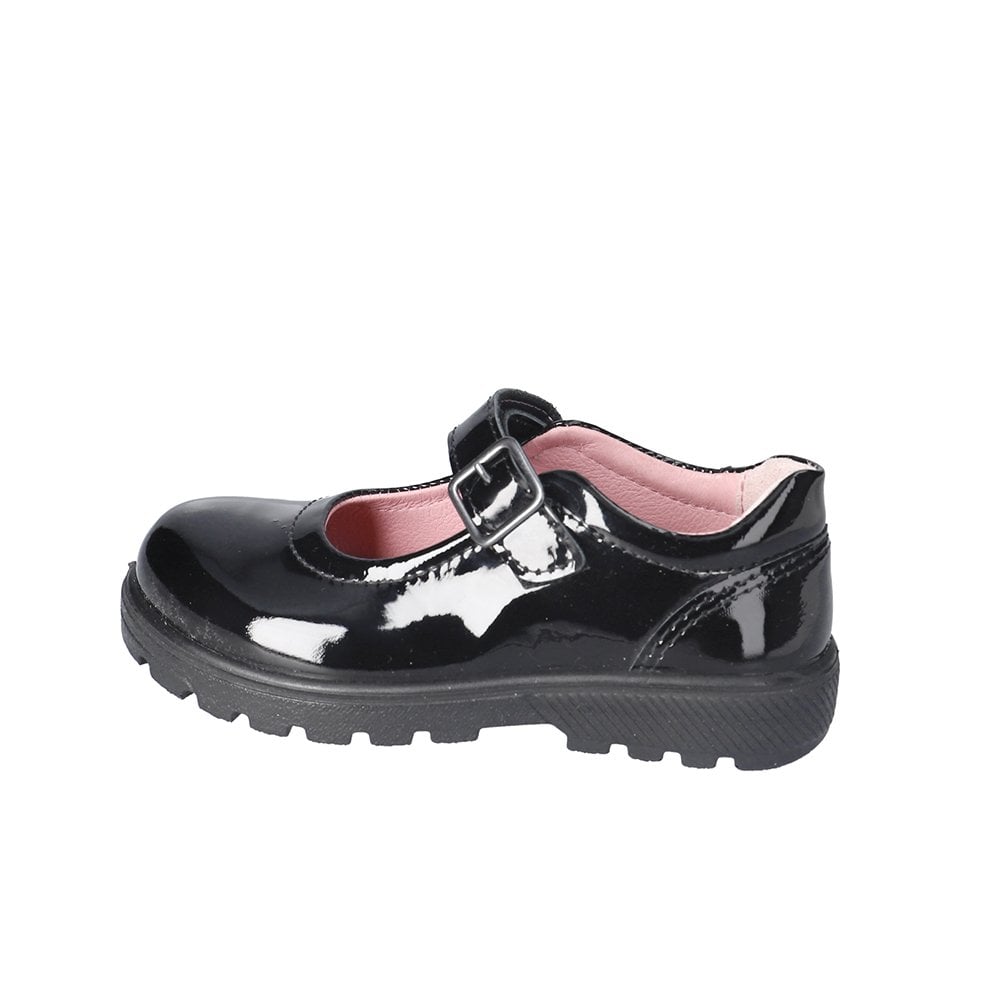 Ricosta Ricosta Alice 50 7701002/093 Black Patent Medium School Shoes Black Girls