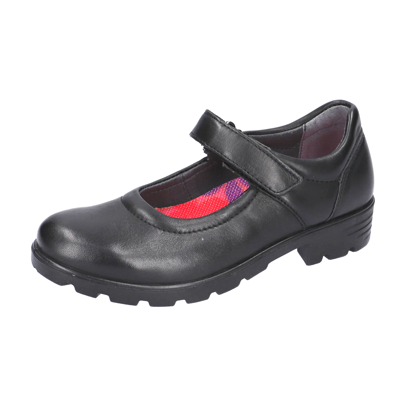 Ricosta Nora 50 7200402/090 Black Leather Medium School Shoes