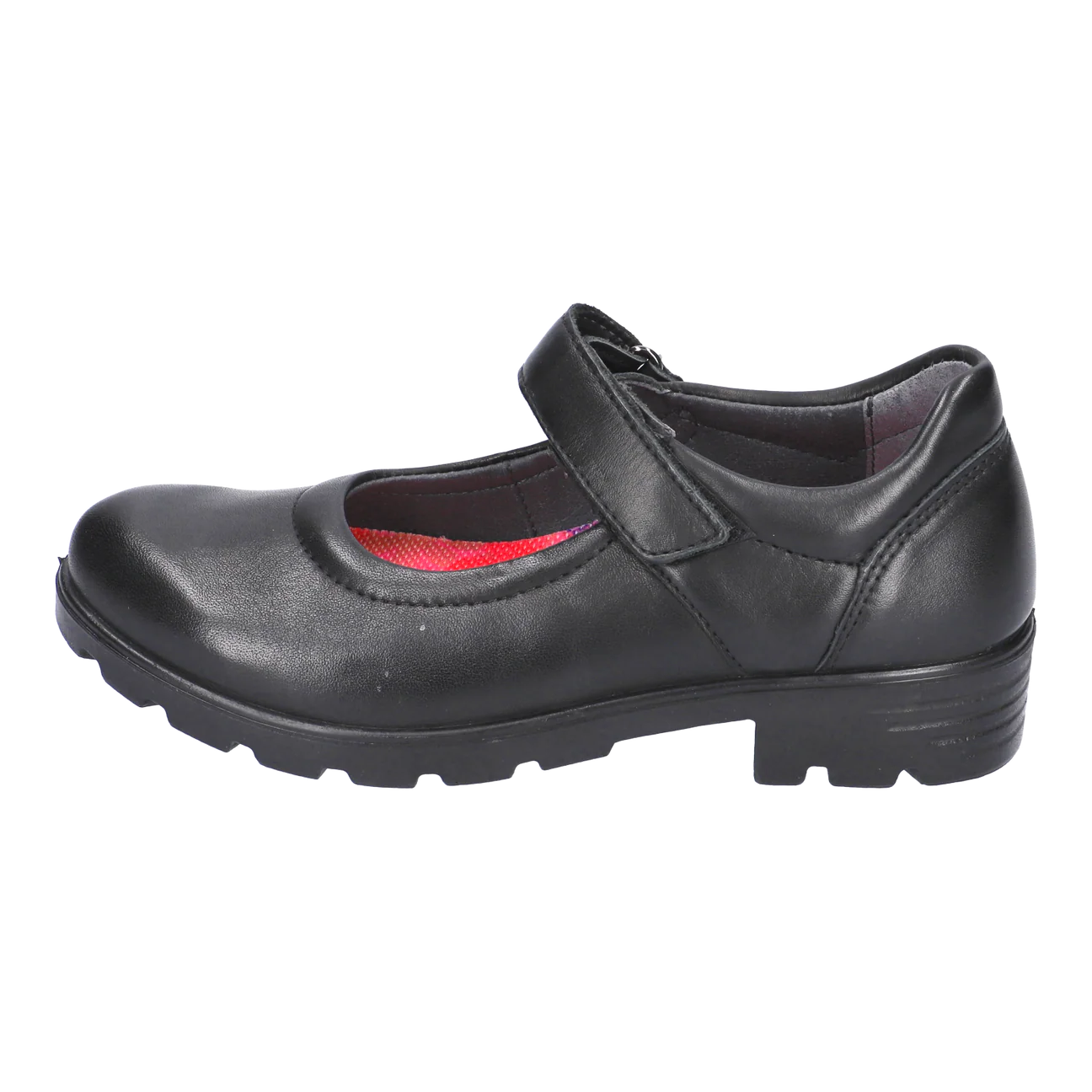 Ricosta Nora 50 7200402/090 Black Leather Medium School Shoes