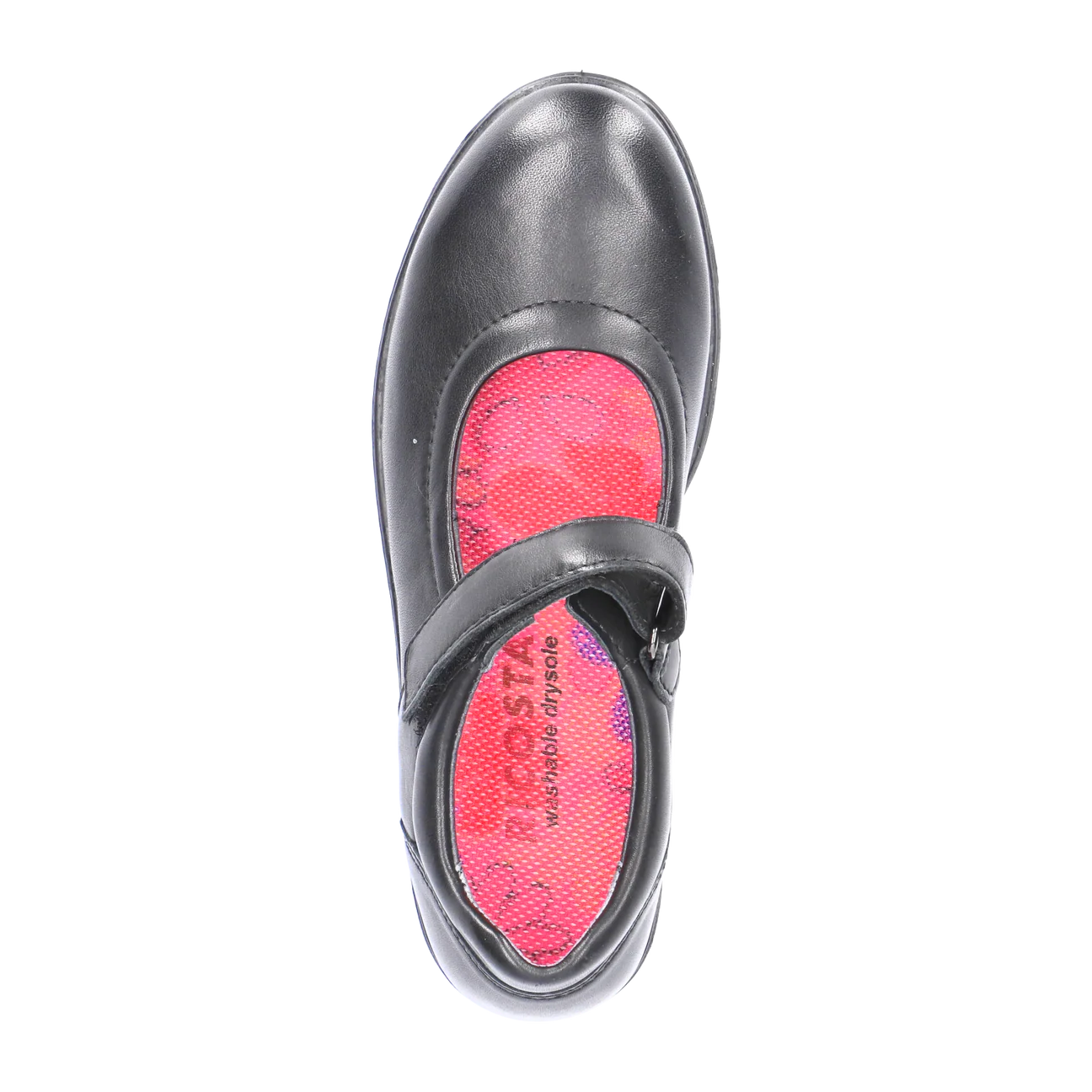 Ricosta Ricosta Nora 50 7200402/090 Black Leather Medium School Shoes Black Girls