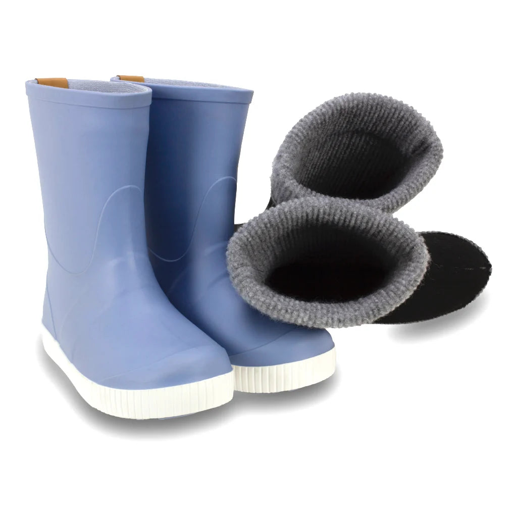 Wave Pale Blue Sock Lined Welly M40001601