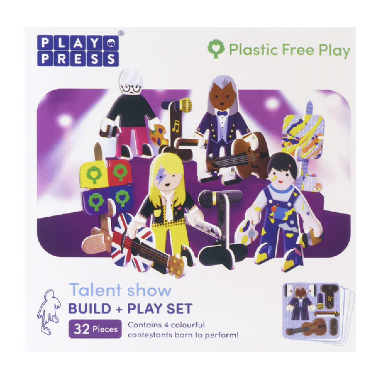 Play Press Play Press TALENT SHOW Playset Navy Gifts