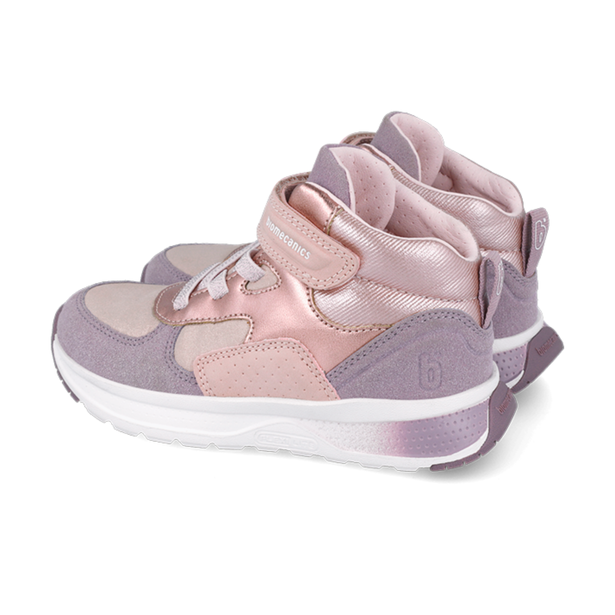 Biomecanics Biomecanics 251251-B032FM Waterproof Girls Pink Hi-Top Girls