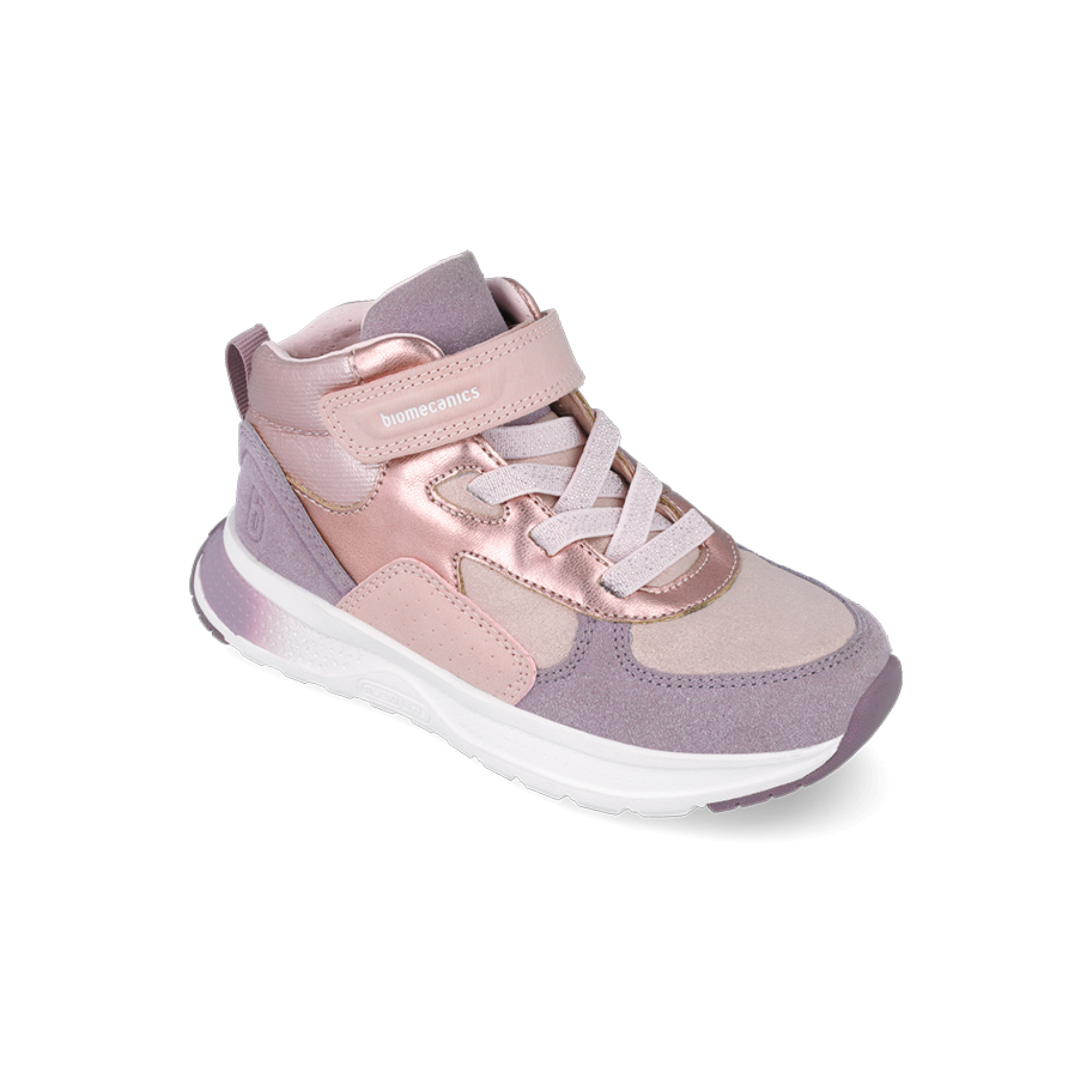 Biomecanics Biomecanics 251251-B032FM Waterproof Girls Pink Hi-Top Girls
